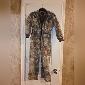 Kids Camouflage Insulated Game Winner Coveralls Size Small